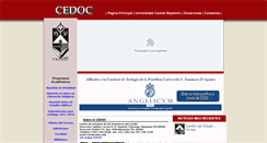 Desktop Screenshot of cedoc.edu